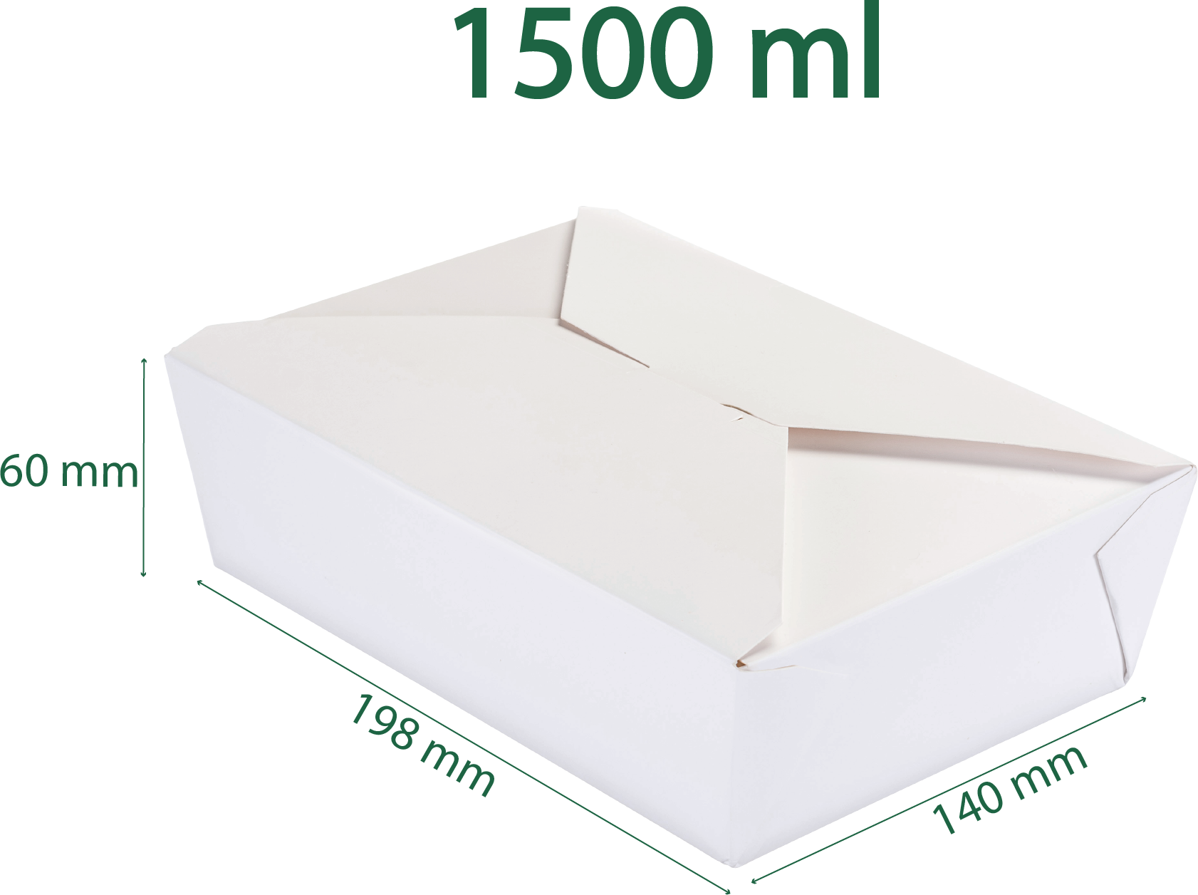 150 ml Paper Rectangula-r Box-Eco-Friendly Paper Rectangular Food Packaging Box